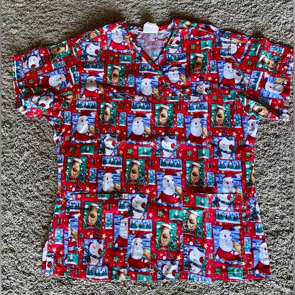 Tis the season!! Christmas scrubs!!🎅🧑🎄🤶 - Picture 10 of 11